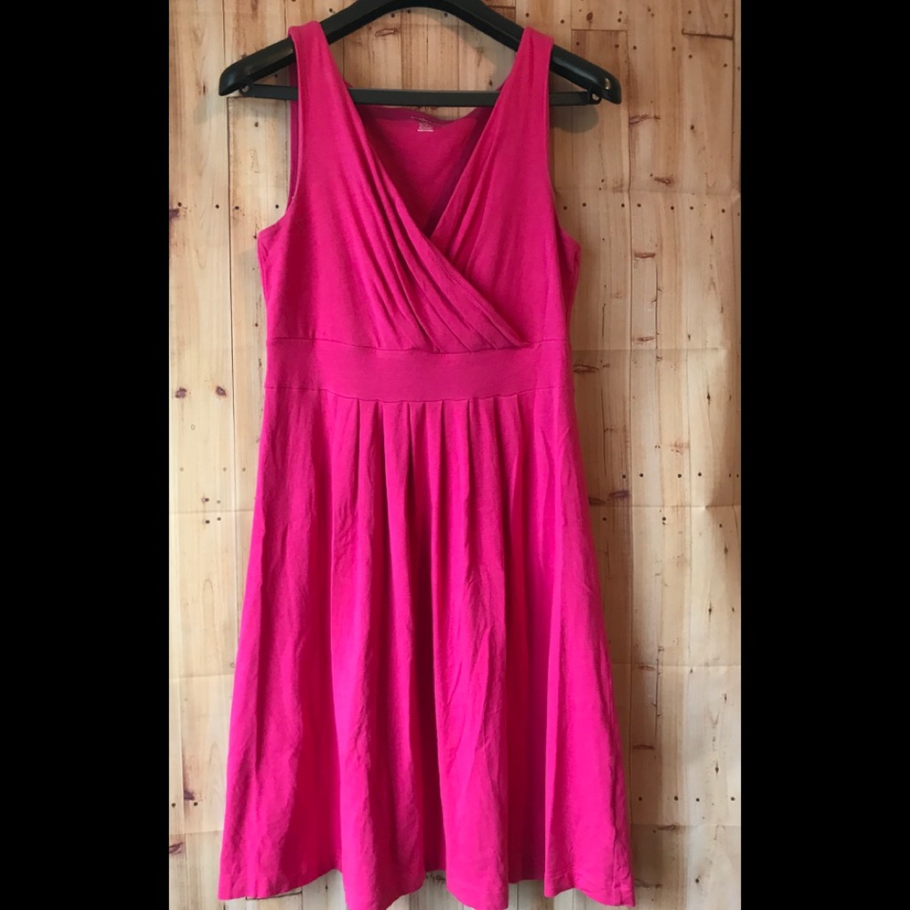 Land’s End  V-neck Dress Summer Fre…
